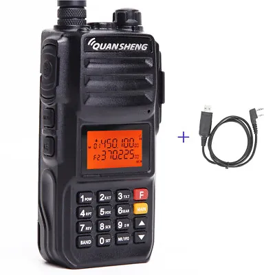 Quansheng TG-UV2 PLUS 10W Two Way Radio 200CH 136-174/400-470MHz Walkie Talkie • $91.17