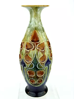 £375 • Buy An Outstanding Royal Doulton Lambeth Art Nouveau Vase By Frank A Butler.  1905