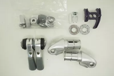 NEW! Shimano SL-BS77 2/3x9-Speed Bar End Shifters Set Left/Right Silver • $84.99