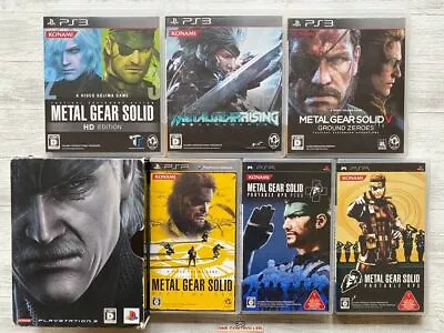 SONY PS3 & PSP Metal Gear Rising & HD & 4 & V & Ops & Ops Plus & Peace Walker • $113.09