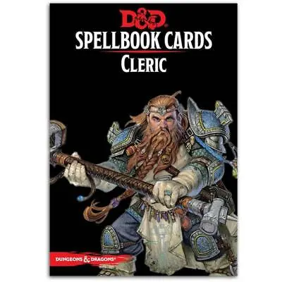 $37.85 • Buy D&D Spellbook Cards Cleric