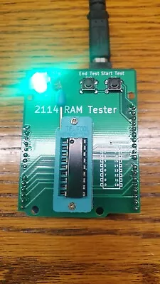 RAM Memory Tester Kit PCB For Arduino - Test 2114 & 9114 Chips • $23.99