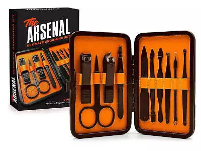 Wild Willies Arsenal Manicure & Pedicure Set Men's Grooming KitBlack10 Piece • $12.85