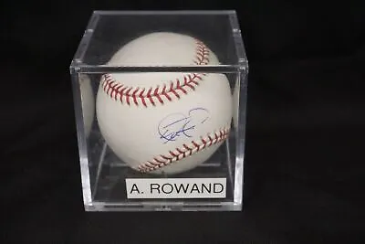 Rawlings Official Major League Baseball Signed By Aaron Rowand With Case • $44.63