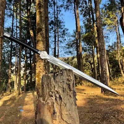 Custom Handmade Carbon Steel Blade Tactical Viking Sword | Hunting Sword Camping • $139.99