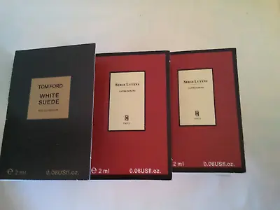 Lot Of 3  X Tom Ford + Serge Lutens  Women's Perfume Samples Vials Cards • $49