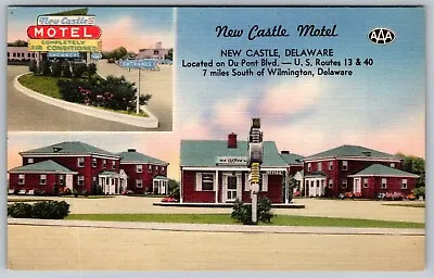 New Castle Motel New Castle Delaware Vintage Postcard • $9.95
