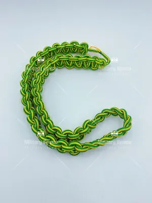 Genuine U.s. Army Shoulder Cord: Military Police - Green And Yellow • $25.75