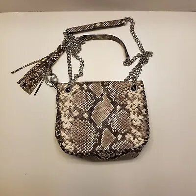 Michael Kors Whipped Chelsea Snakeskin Small Shoulder Bag Previously Owned • $54.99