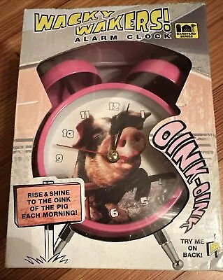 WACKY WAKERS PIG ALARM CLOCK ~ Barn Yard Series ~ Feldstein  ~ NEW In Box • $12