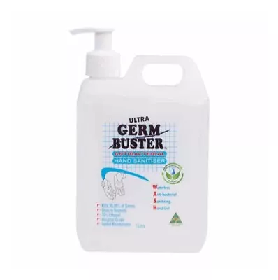 4L GERM BUSTER ANTIBACTERIAL 70% Alcohol HAND SANITISER BULK BUY 4x1L • $39.99