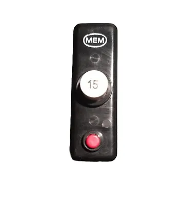 MEM 15A M3 Plug In Type Push Button Circuit Breaker MCB (FUSE ONLY NO BASE) • £18