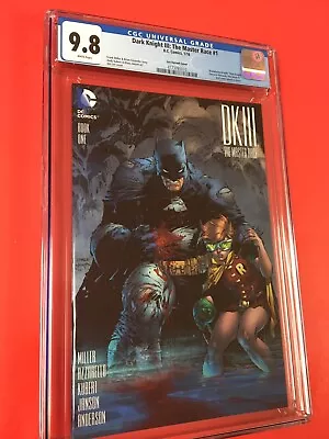 DARK KNIGHT III :  THE  MASTER  RACE # 1 CGC 9.8  1:500 Ratio LEE VARIANT GEM !! • $227