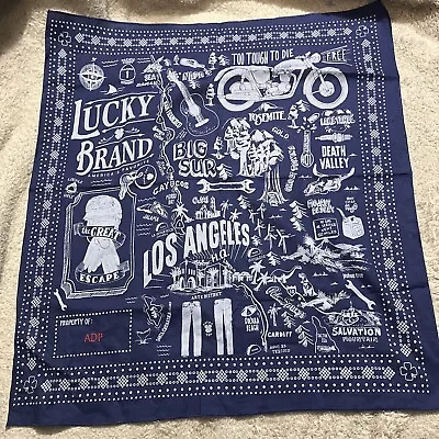 Lucky Brand Bandana Scarf California Map • $20