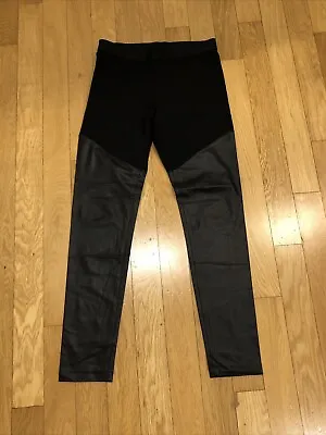 BCBG Max Azria Leggings Small Faux Leather Black Stretch Skinny Pants • $23.99