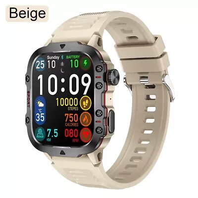 Smart Watch Military Tactical Men's Sport Heart Rate Fitness Tracker Wristwatch • $28.99