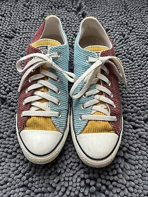 Converse All Star Low Top Multicoloured Sneaker Trainer Size 7 • £20