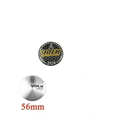 NEW JDM 4x56mm Volk Rays Wheel Center Stickers Hub Stickers Rim Stickers  • $15.36