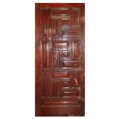 Large Antique 40″ Mahogany Door France NED1596 • $1895