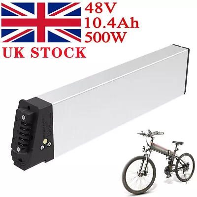 48V 10.4Ah 500W Ebike Battery Pack Inner Battery For SamebikeLo26 Electric Bike  • £165.88