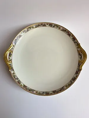 $45 • Buy GDA France CH. Field Haviland Limoges 10,5”D Charger Plate Gold Handles