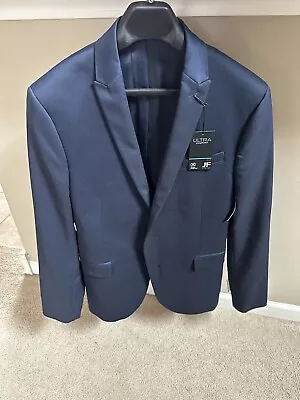 New With Tags J. Ferrar Ultra Comfort Men’s Slim Fit Blue Suit Jacket Size 42R • $50