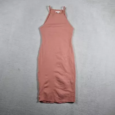 $19.79 • Buy Kookai Womens Bodycon Dress Size 1 Or 10(AU) Pink Mini Length Stretch Sleeveless