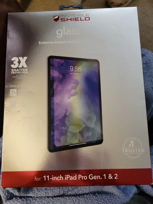 $17 • Buy Zagg Invisible Shield Glass + Shield For IPad Pro 11  Gen. 1 & 2