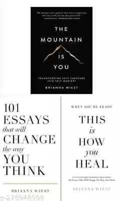 Brianna Wiest 3 Book Set : Mountain Is You + 101 Essay + This Is How You Heal PB • $25.30