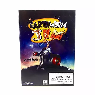 Earthworm Jim Windows 95 PC CD-ROM Game In Case • $16.97