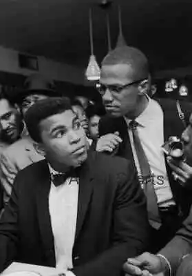 Heavyweight Boxing Champion Muhammad Ali And Malcolm X 1964 Photo Print Poster • $19.99