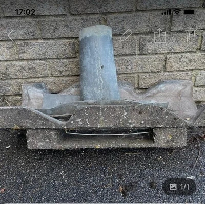 £60 • Buy Redland Delta Ridge Tile / Delta Vented Ridge Roof 