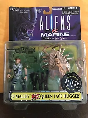 1996 Kenner Aliens Vs Marine O'Malley Vs Queen Face Hugger Figure Set Sealed • $42.96