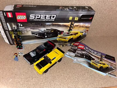 LEGO Speed Champions 2018 Dodge Challenger SRT Demon And 1970 Dodge Charger R/T • £35