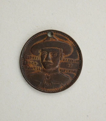 £0.99 • Buy 1900 - Baden Powell - Souvenir Medal Badge - Mafeking  Boer War - Boy Scouts