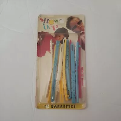 Vintage GOODY 1989 Girls Barrettes Show Offs Plastic Days Of The Week • $10.07