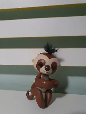 $25 • Buy WowWee Fingerlings Baby Sloth Kingsley Brown Interactive Pet Figure Toy Works
