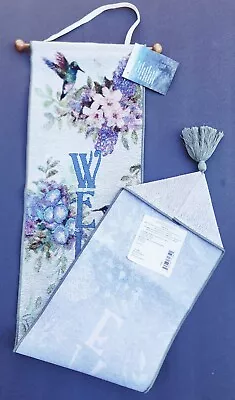 £25.70 • Buy Hummingbird  Welcome  40” Bell Pull By Lena Liu- Whisper Wings Floral