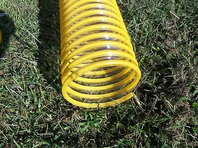 Leaf Vacuum Hose Urethane Lawn 6 X3' Yellow Vac 6 Inch Grass In Ft Feet • $99.88