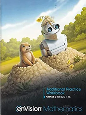 ENVISION MATHEMATICS 2020 ADDITIONAL PRACTICE WORKBOOK GRADE 3 Sc • $6.50