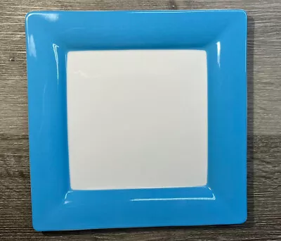 Villeroy & Boch Wonderful World Square Blue Dinner  Plate ~new~ • $29.95