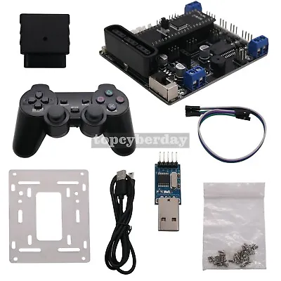$39.89 • Buy 6CH Servo Controller Board+2CH Motor Driver+Handle For RC Tracked Vehicle Robot
