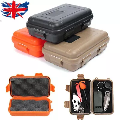 ABS Plastic Outdoor Shockproof Sealed Waterproof Storage Case Tool Dry Box Ho🔥 • £5.16