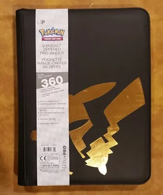 $36.43 • Buy Ultra PRO Elite Series - Pikachu 9-Pocket Zippered Binder For Pokémon TCG...