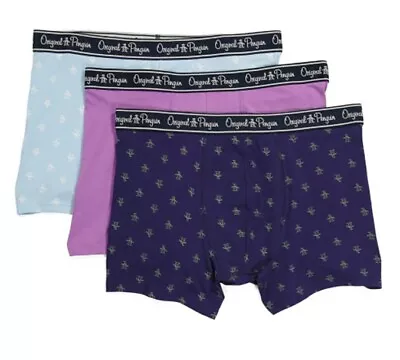 Men's Small Penguin Boxer Briefs Cotton Stretch 3 Pack Breathable Munsingwear • $18.99