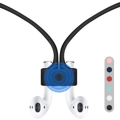 $8.49 • Buy 2 Set Of Anti-lost Silicone Lightweight Magnetic Strap For Apple Airpods 