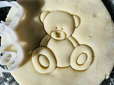 Teddy Bear Cookie Cutter Full Body Pastry Biscuit Icing Fondant Baking Cake • £4.25