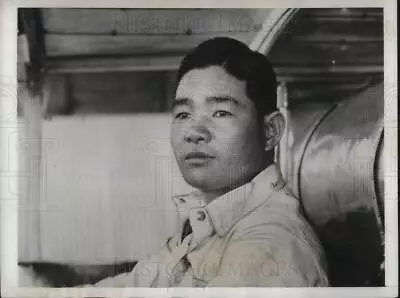 1932 Press Photo Seiji Yosjihara Japanese Aviator At Oakland Ca Airport • $19.99