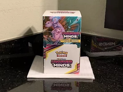 Pokemon Unified Minds Sun & Moon Booster 3 Card Retail Display Empty Box • $15.99