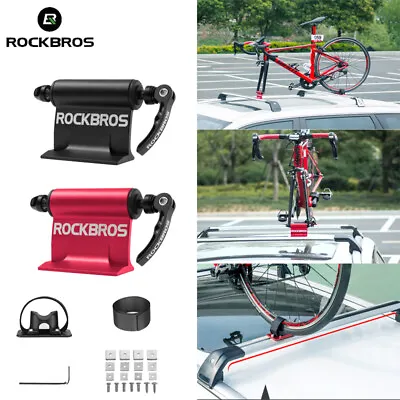 ROCKBROS Bicycle Bike Roof Mount Carrier Quick Release Travel Car Trunk Rack • $49.88